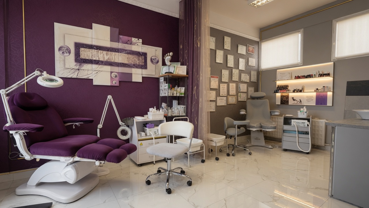 Elegantný interiér štúdia Pedikúra Lipa v Nitre